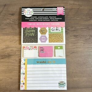 Happy Planner “Planner Girl” Accessory Book ~ Stickers, Sticky Notes, Inserts